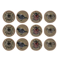 Hello Honey® 3.75" Insect & Bird Stoneware Dish Set