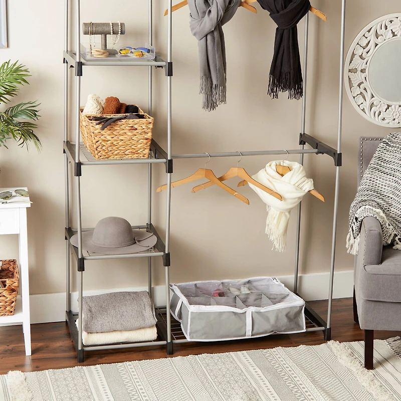 DII® Gray 8 Shoes Soft Storage