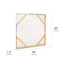 Seaside Cruising Outdoor Canvas Art Print - 35"x35"