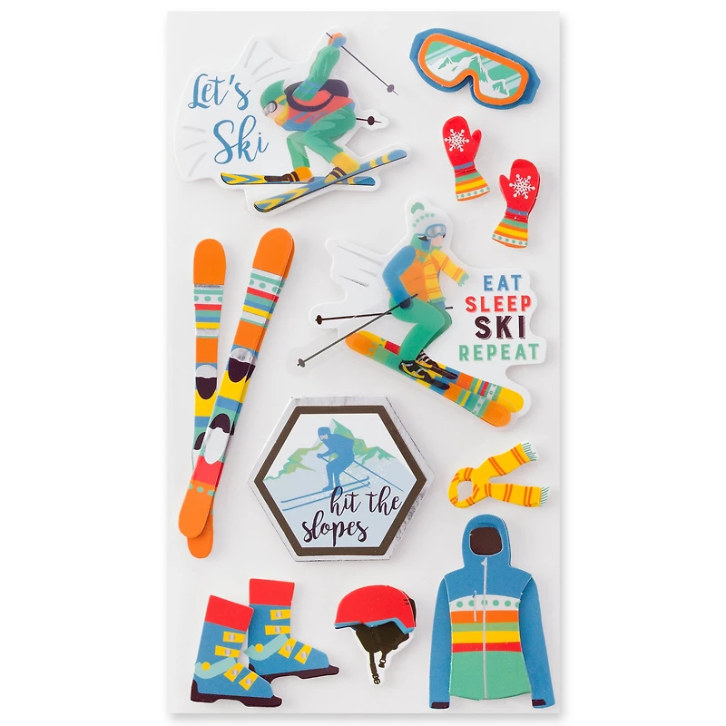 Let's Ski Stickers by Recollections™