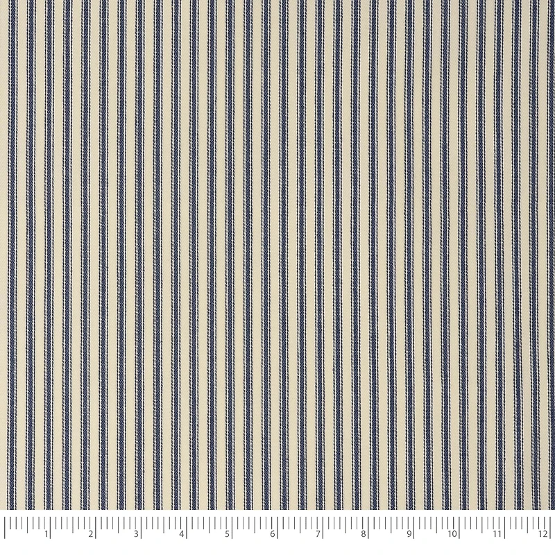 Roc-Lon Woven Ticking Stripe Cotton Fabric