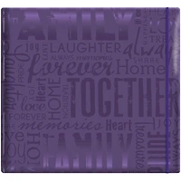 MBI Family Purple Gloss Post Bound Album