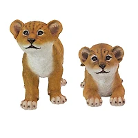 Design Toscano Lion Cubs of the Sahara Animal Statue Set