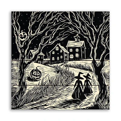 Halloween 11.75" x 11.75" Pallet Wood Wall Art
