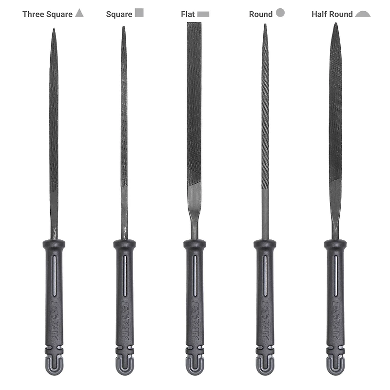 Enkay 5-Piece Needle File Kit