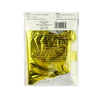 26" Gold Starburst Foil Balloon by Celebrate It™