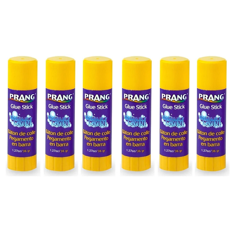Prang® Washable Glue Sticks, 6ct.