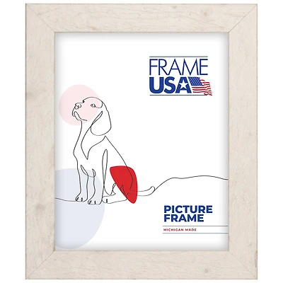 Frame USA Rustic White Single Image Picture Frame