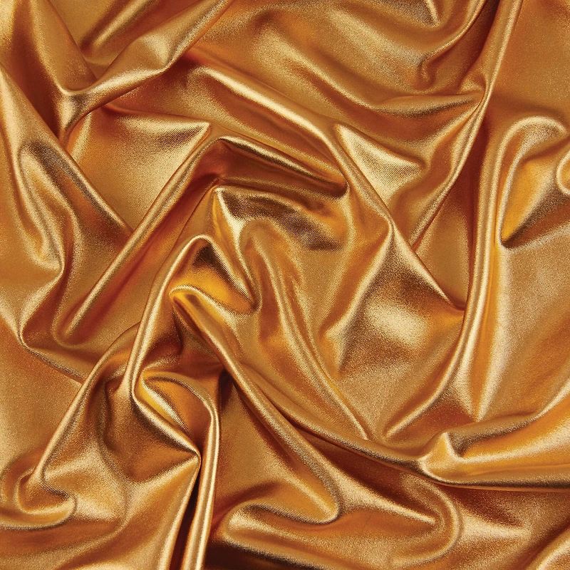 Cosplay by Yaya Han Metallic Bright Gold 4-Way Stretch Fabric