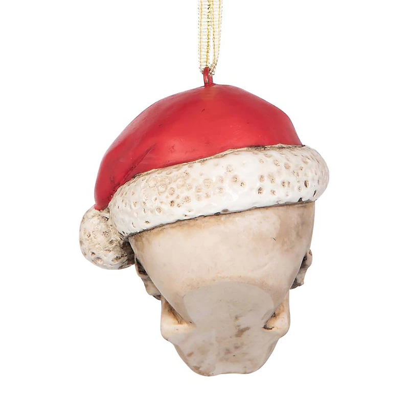 Design Toscano Skelly Claus II Holiday Skeleton Ornament