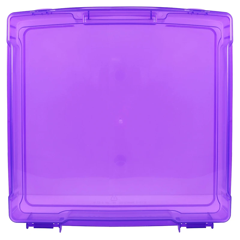 12 Pack: 12" x 12" Purple Scrapbook Paper Case by Simply Tidy®