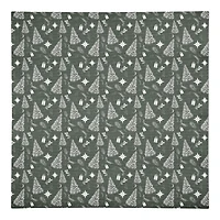 Designs Direct Sage Christmas 10" x 10" Cotton Twill Napkin