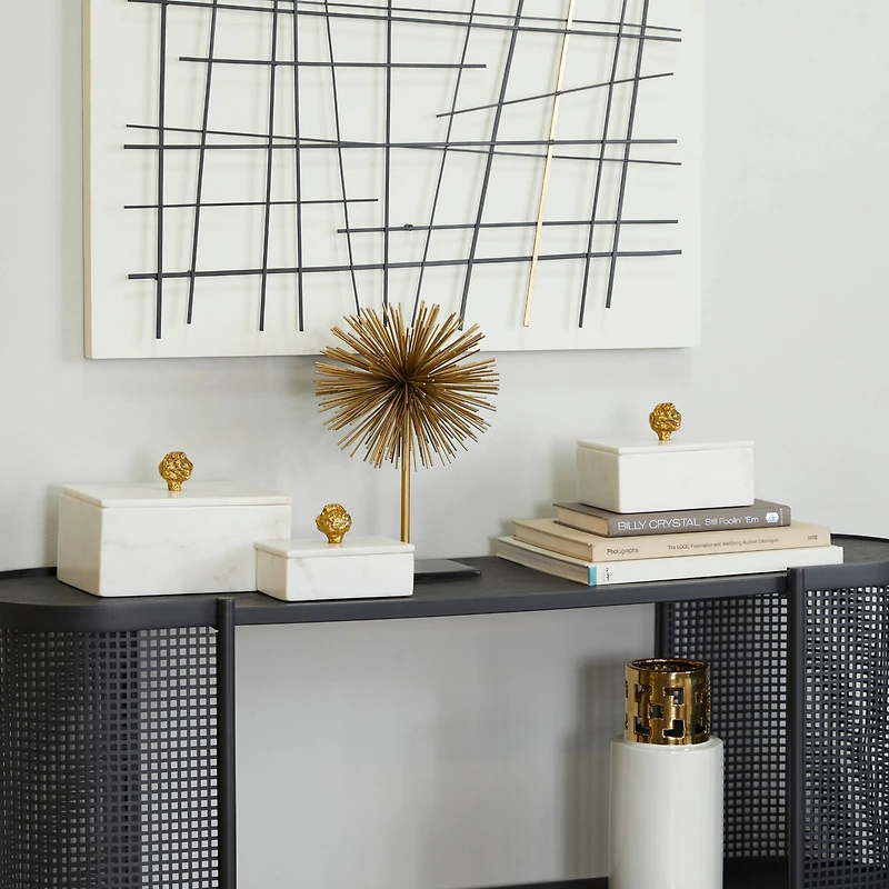 White Marble Glam Box Set