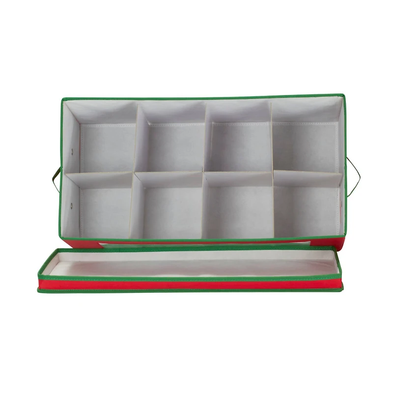 Household Essentials 15" Red Holiday Storage Box
