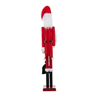 Glitzhome® 42"H Wooden Christmas Santa Nutcracker