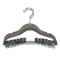Simplify Children's Gray Velvet Hangers, 6ct.
