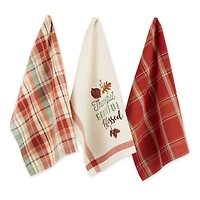 DII® Thankful Grateful Blessed Dishtowel Set