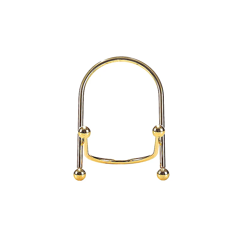 Golden Curved Wire Photo Easel by Studio Décor