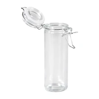3.8oz. Clear Glass Cylinder Jar with Latched Lid by Ashland®