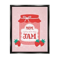 Stupell Industries Mom You Are My Jam Phrase Floater Framed Art
