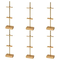 6 Pack: 18" Gold Steel Adjustable Tabletop Easel by Studio Décor®