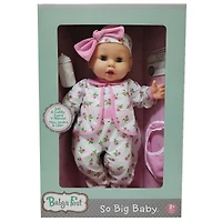Goldberger Baby's First® So Big Baby™ 19" Baby Doll with Rose Floral Pajamas
