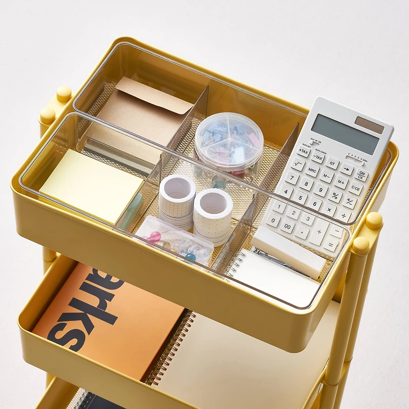 18 Pack: 3-Slot Storage Organizer Bin by Simply Tidy™