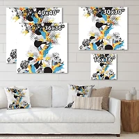 Designart - Minimal Fluid Shapes In Bauhaus Memphis Style