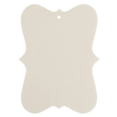JAM Paper Ivory Fashion Gift Tags, 10ct.