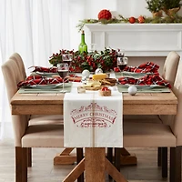 DII® 108" Merry Christmas Printed Table Runner