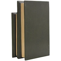 Green Wooden Sherlock Holmes Storage Faux Book Box Set