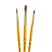 Princeton™ RealValue™ Synthetic Hair Brush 3 Piece Set