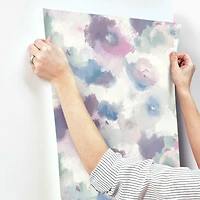 RoomMates Impressionist Floral Peel & Stick Wallpaper