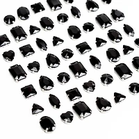 CousinDIY Silver Jet Glass Sew-On Rhinestones, 56ct.
