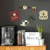 RoomMates Coffee House Peel & Stick Wall Decals