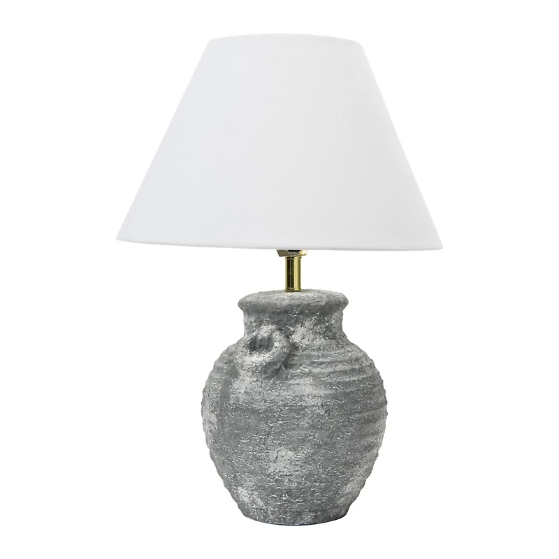 Hello Honey® 23" Gray Terra Cotta Table Lamp