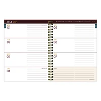 TF Publishing 2024 - 2025 Peony & Petals Medium Spiral Planner