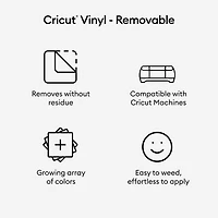 Cricut® Bulk Premium Vinyl™ Removable White, 12" x 30ft.