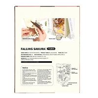 Rolife® Falling Sakura DIY Book Nook Shelf Insert Kit