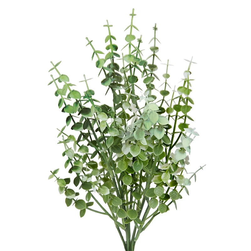 14" Green & White Eucalyptus Bush by Ashland®