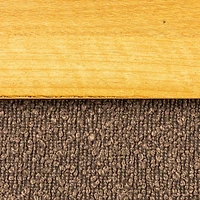 Household Essentials Versatile Boucle Ottoman with Hidden Storage