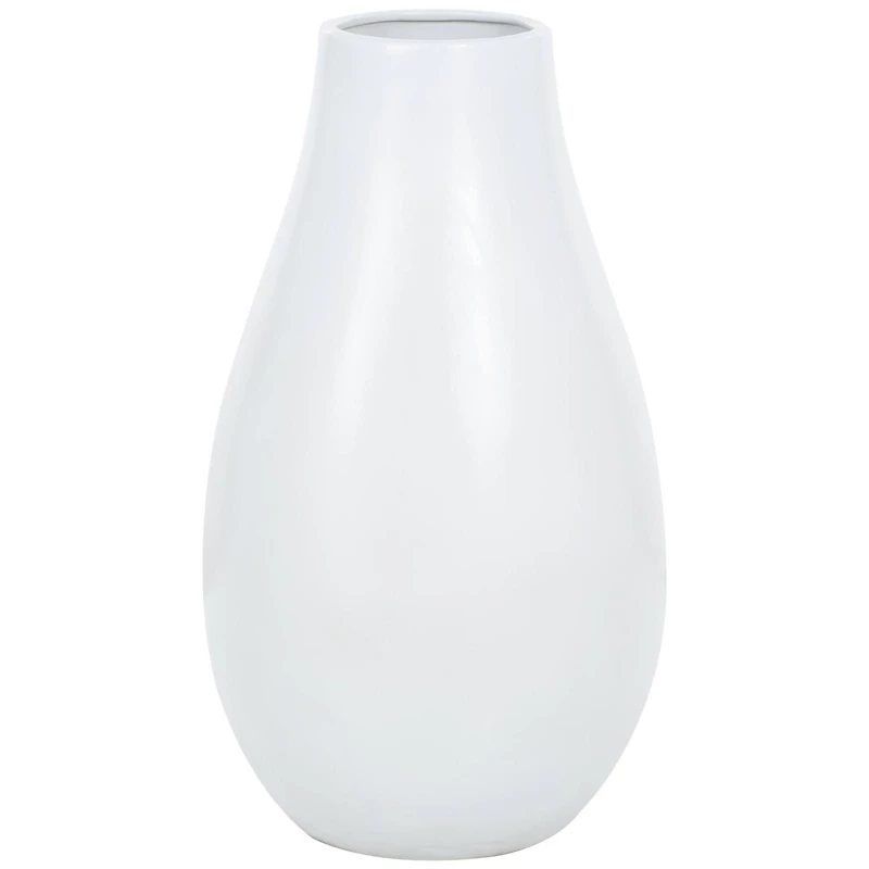 27.5" Ceramic Minimalistic Floor Vase