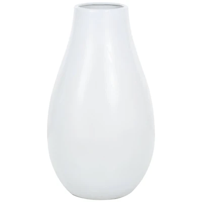 27.5" Ceramic Minimalistic Floor Vase