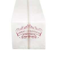 DII® 72" Merry Christmas Printed Table Runner