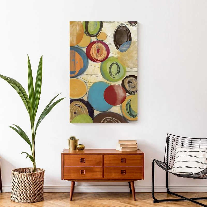 Cicle Party 24" x 36" Canvas Wall Art