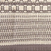DII® Gray Dobby Stripe Hand-Loomed Rug, 2ft. x 3ft.