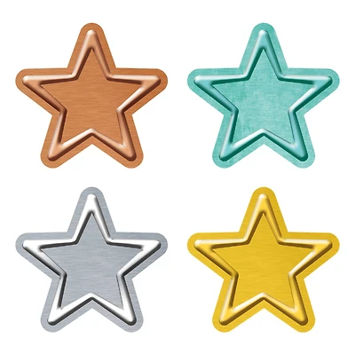 Mini Accents I Heart Metal Stars Accents Variety Pack