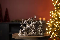 15.5" Woodland Deer and Trees Display