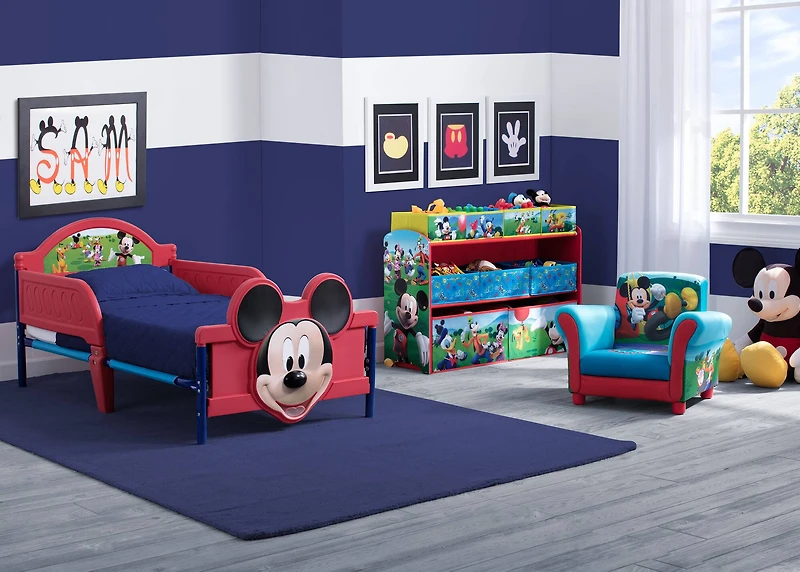 Mickey Mouse Plastic 3D Toddler Bed