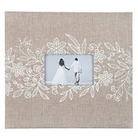 Floral Burlap Scrapbook Album by Recollections™